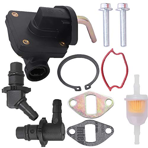 Image of 12 559 02-S Fuel Pump Filter Fitting Gasket for Kohler CV11-CV16 CH11-CH15 | Replaces AM133627, Fit for John Deere L110 LT133 LT155 LX255 GT225 11HP - 15HP Lawn Mower Tractors Fuel Pump Kit