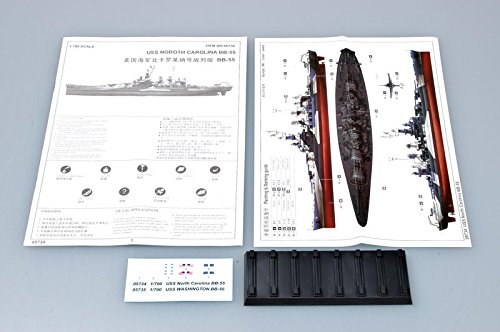 トランペッター 1/700 アメリカ海軍 ノースカロライナ 1/700 アメリカ海軍 戦艦 BB-55 ノースカロライナ 1944 | 鉄道