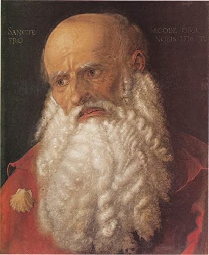 Tableau toile L'Apôtre Jakobus d'Albrecht Dürer d'art 60x90cm