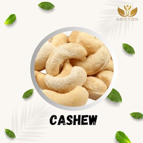 Image of GAURVEDA Kaju (Cashews), Wholesome & Delicious Nuts | Perfect Snack, Baking & Gifting | Healthy Treat from India