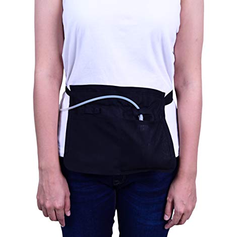 Mastectomy & Post Surgery Drain Carrier Belt & Shower Holder (Two Pack Black/Navy) #TOP2