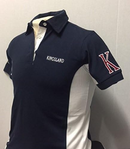 KINGSLAND EQUESTRIAN APPAREL Classic Men's Navy Short Sleeve Polo XXL (MP-100)