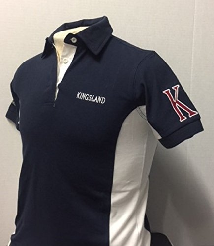 Kingsland Equestrian Apparel Classic Men's Navy Short Sleeve Polo Xxl (Mp-100) #TOP1