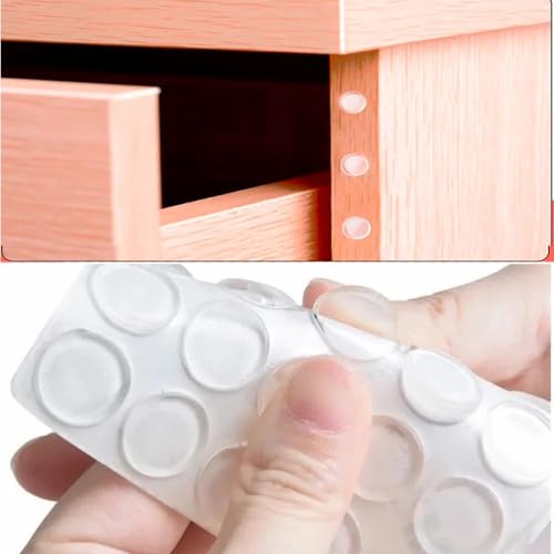 Protetor Anti-Impacto silicone circular c/60 unidades transparente Autocolante resistente - UPSHOP