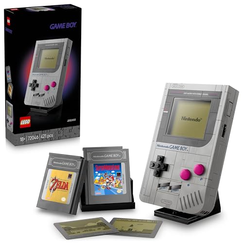 Image of LEGO Game Boy Model Building Kit, Gamer Gift for Adult Nintendo Fans 72046