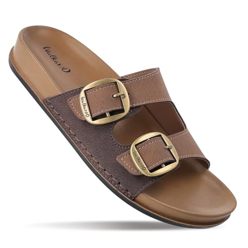 Image of WALKAROO Comfort Sandal For Women's|CloudStep Double-Density PU Sole - Ultimate Comfort|Stylish Casual Wear|WE2500