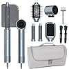 STANSOM High-Speed 5 In 1 Hair Styler & Hair Dryer Brush, Professional Hot Air Styler No Heat Damage Frizz-Free for Volumizer, Curl, Straighten, Drying, Multi Styler 1100 Watts Negative Ionic Blow Dryer Brush with Travel Bag