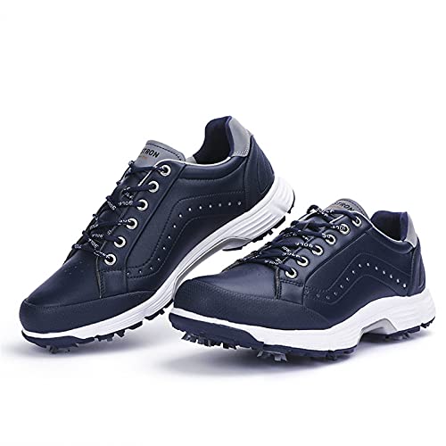 Zapatos-de-Golf-para-Hombre-Zapatillas-de-Deporte-Transpirables-Impermeables-Antideslizantes-Zapatos-de-Golf-comodos-y-con-Picos