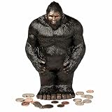 Bigfoot Statue Piggy Bank for Adults – Sasquatch Coin Bank for Kids – Bigfoot Gifts and Merchandise