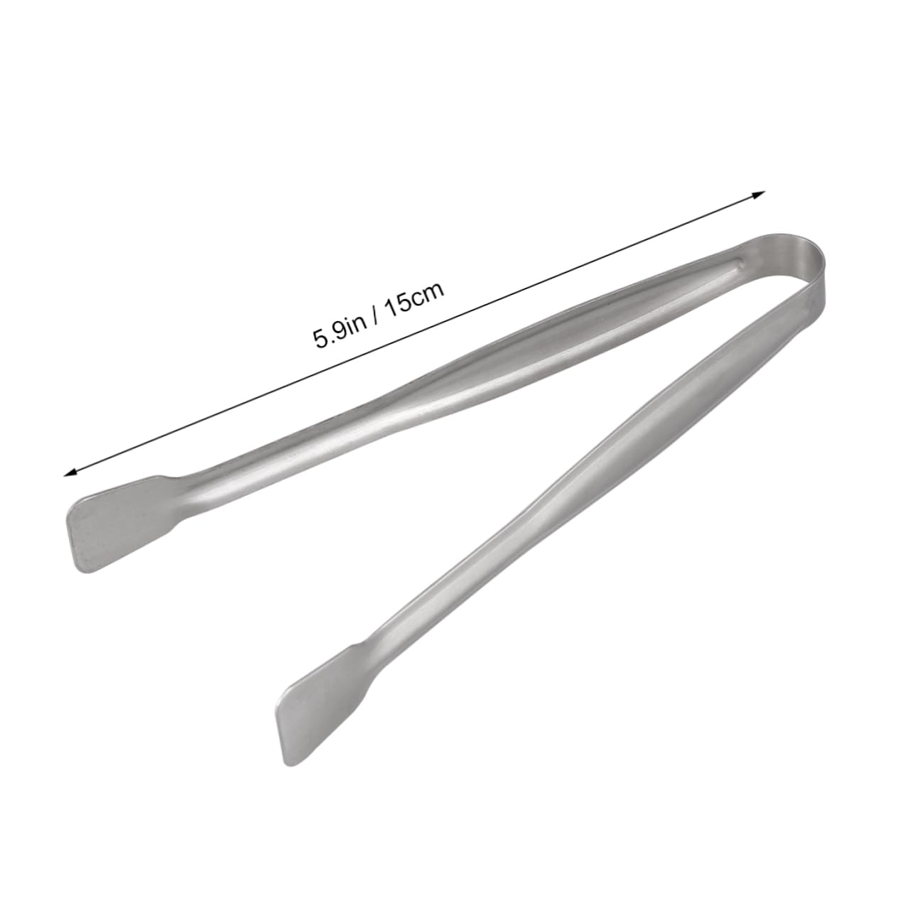 Mobestech Pinzas Resistentes al Óxido para Alimentos de 15 Cm de Acero Inoxidable 4 Piezas y Fáciles de Transportar, Ideales para Cocina en Casa y Camping