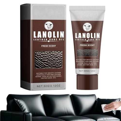 Leather Cleaner,Long Lasting Polish Wax Cream | Leather Conditioner Car,for Interior Boot Shoe Furniture Couch Seat Purse Jacket Bag