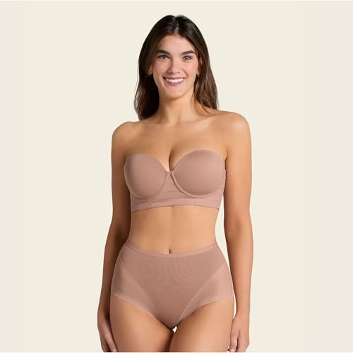 Image of Leonisa Invisible Shapewear Panties, High Waisted Tummy Control Women's Underwear