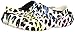 Crocs Unisex Men's and Women's Classic Lined Animal Print Clog | Fuzzy Slippers, Multi/Leopard, 8 US