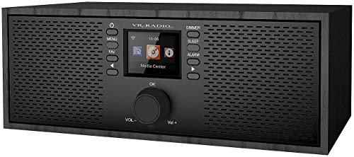 VR-Radio Webradio: Stereo-WLAN-Internetradio, Farb-Display, 12 W, Bluetooth 5, Fernbed....
