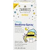 Zarbee's Baby Calming Bedtime Spray with Lavender and Chamomile, 2 Ounce