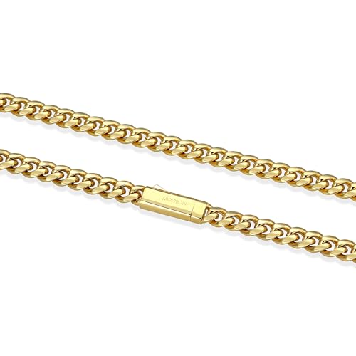 JAXXON Cuban Link Chain - Mens Necklace - Box Clasp3
