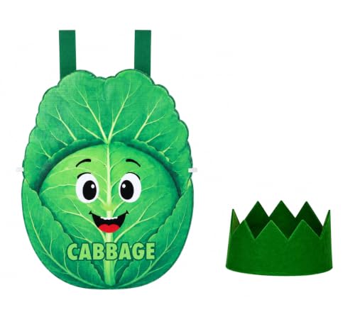 Image of Raj Costume Kids Fruit & Vegetable Fancy Dress Costume | Soft Felt Fruit and Vegetable Cutout Costume for Boys & Girls | School Annual Function