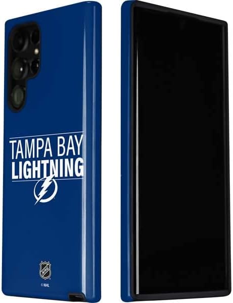 Skinit Pro Phone Case Compatible with Galaxy S22 Ultra - Officially Licensed NHL Tampa Bay Lightning Lineup Design