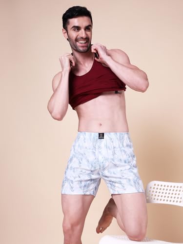 Image of Urban Scottish Ultra-Comfortable Men's Boxer Pants - 100% Cotton Material with A Stylish Print - Soft and Stretchy Elastic Waist Band - Dynamic Movement and Hardwearing Stitching - Breathable with A Gentle Snug Fit