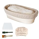 【EINFACH BENUTZEN UND REINIGEN】Zum Gebrauch das vorzugsweise mit Reismehl, Grieß oder einem anderen Mehl bestreichen und den gekneteten Teig zum Aufgehen in den Korb legen. Sobald es ausreichend aufgegangen ist, das Brot ausformen, mit Mehl bestreichen, wie gewünscht gestalten und auf ein Backblech für den Ofen legen, warmem Wasser von Hand waschen.Lassen Sie die Luft gründlich trocknen, bevor Sie es wiederverwenden. An einem trockenen Ort lagern.