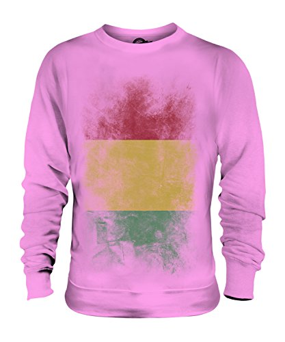 Sweat-Shirt Guinée Drapeau Dégradé Unisexe Anti-Pilling pour Homme Femme