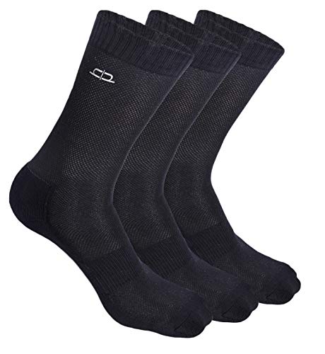 Heelium Bamboo Socks for Men | Odour-Free & Breathable | Padded Base & Anti-bacterial | 3X Softer than Cotton Socks