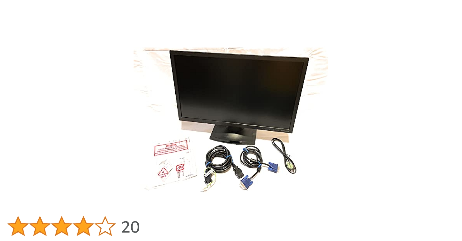 Amazon.co.jp: I-O DATA 20.7型ワイド液晶ディスプレイ ブラック