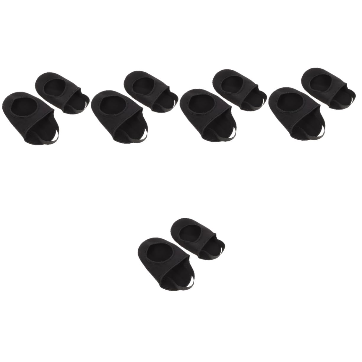 TOYANDONA 5 Ensembles Couvre Chaussures De Cyclisme Antidérapants Protection Hiver Accessoires De Bowling Facile À Enfiler avec Zip Élastique Respirant 2 Pièces * 5