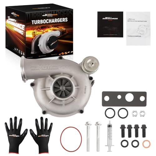 maXpeedingrods Turbo Turbocharger GTP38 for Ford Excursion 2000-2003, F250 F350 F450 F550 Super Duty 1999-2003 V8 7.3L, 1831383C92, Basic PVL Series