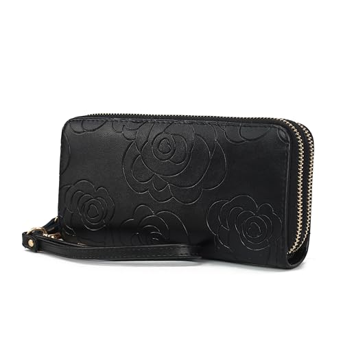 Image of MKF Collection Wristlet Wallet for Women, Small Credit Card Holder with Zipper Coin Pocket Wallet Purse Handbag By Mia K
