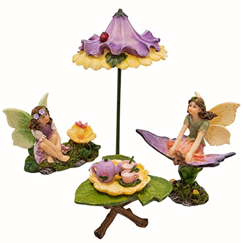 Pretmanns Fairy Garden Fairy Figurines – Fairy Garden Accessories - Garden Fairies Figurines - Garden Fairies For Miniature Fairy Garden - Fairies For Fairy Garden & Fairy Furniture Kit #TOP11