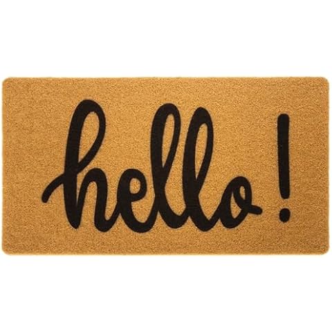 Paillasson Hello en fibre de coco Cover