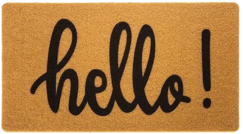 Utaly Hello Door Mat Home Welcome Mats Outdoor Indoor Non-Slip Front Welcome Mat for Home Entrance Outside Entry, Yard, Floor, Patio 17