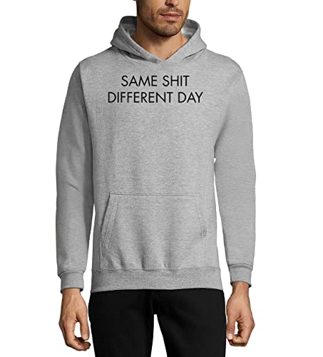 Sweat à capuche gris coton unisexe anti-déformation et confortable
