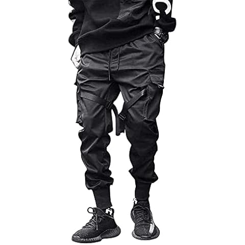 Aelfric Eden Men's Color Patchwork Cargo Pants Unisex Women Casual Trousers Hip hop Streetwear Pants Cover