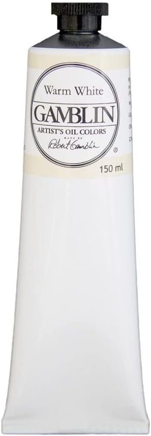 Gamblin Artist Oil, 150ml Tube, Warm White (2805)