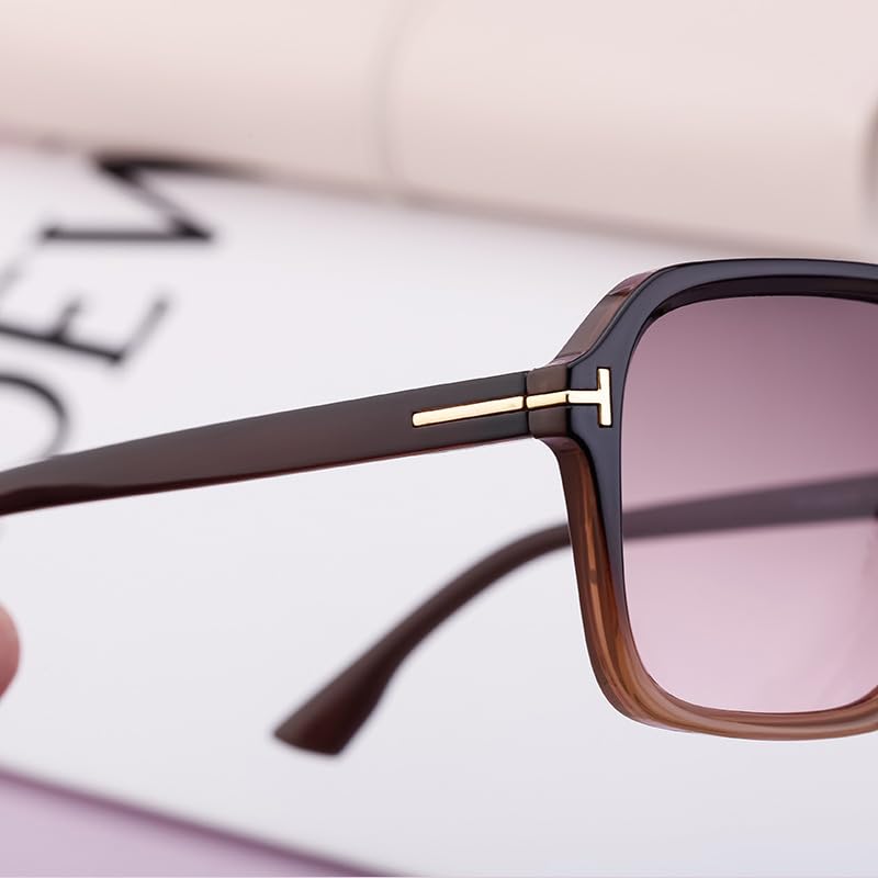 Luxury Square Sunglasses for Women – Premium Metal Frame, UV400 Protection & Timeless Elegance4