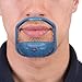 eroute66 5Pcs/Set Beard Shaper Goatee Mustache Grooming Tool Face Hair Styling Template - Transparent