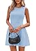 PRETTYGARDEN Summer Dresses for Women 2025 Elegant Classy A Line Business Casual Work Graduation Cocktail Short Dress (Light Blue,Small)