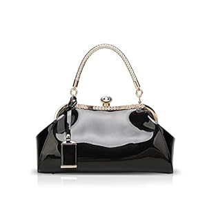 NICOLE & DORIS Dames handtas lakleer mode avondtas schoudertas party tas