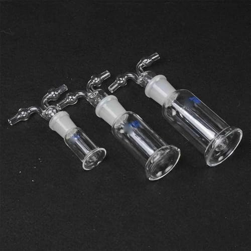 Flacon de lavage en verre borosilicaté laboratoire poreux 10ml à 100ml