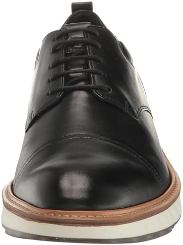 ECCO Men's ST. 1 Hybrid Captoe Oxford, Black, 9-9.5 | Image 1