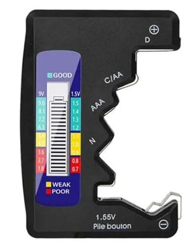 Universal Digital Battery Tester for C AA AAA D N 9V