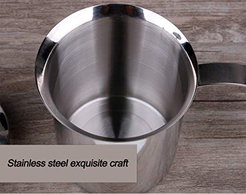 Manual Stainless Whipped Cream Dispenser - Stainless Steel Handheld DIY Whipped Cream Dispenser - Perfect Cream Whipper Maker for Gift,Lid - Thumbnail 7