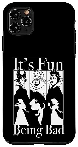 Coque iPhone 11 Pro Max Disney Villains protection antichoc et rigide motif silhouettes