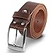 Produktbild LINDENMANN Leder-Gürtel Herren 40 mm breit, Gürtel Herren Vollledergürtel aus Büffelleder braun, Farbe/Color:braun, Size US/EU:Bundweite 145 cm Gesamtlänge 160 cm W 54 XXXXXL