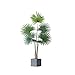 Sztuczne drzewa do domu skandynawskie sztuczne rośliny plastik tropikalny wachlarz liście palmy do domu ogrodu dekoracja bonsai sztuczne drzewo dekoracyjne sztuczne drzewo (rozmiar: 121 cm)