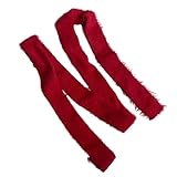 Elegante bufanda larga y delgada de punto para mujer.