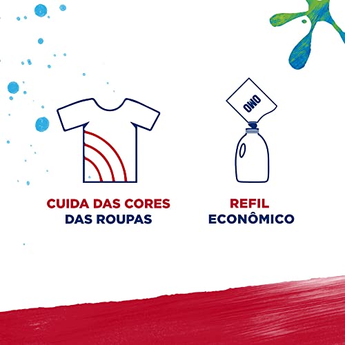 OMO Sabão Líquido Refil Omo Lavagem Perfeita Refil 900Ml