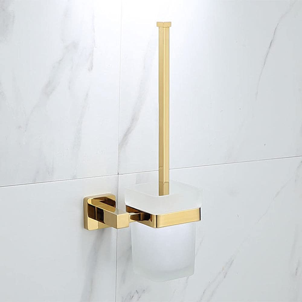 Toallero de latón dorado de lujo y accesorios elegantes para renovar su cuarto de baño con estilo